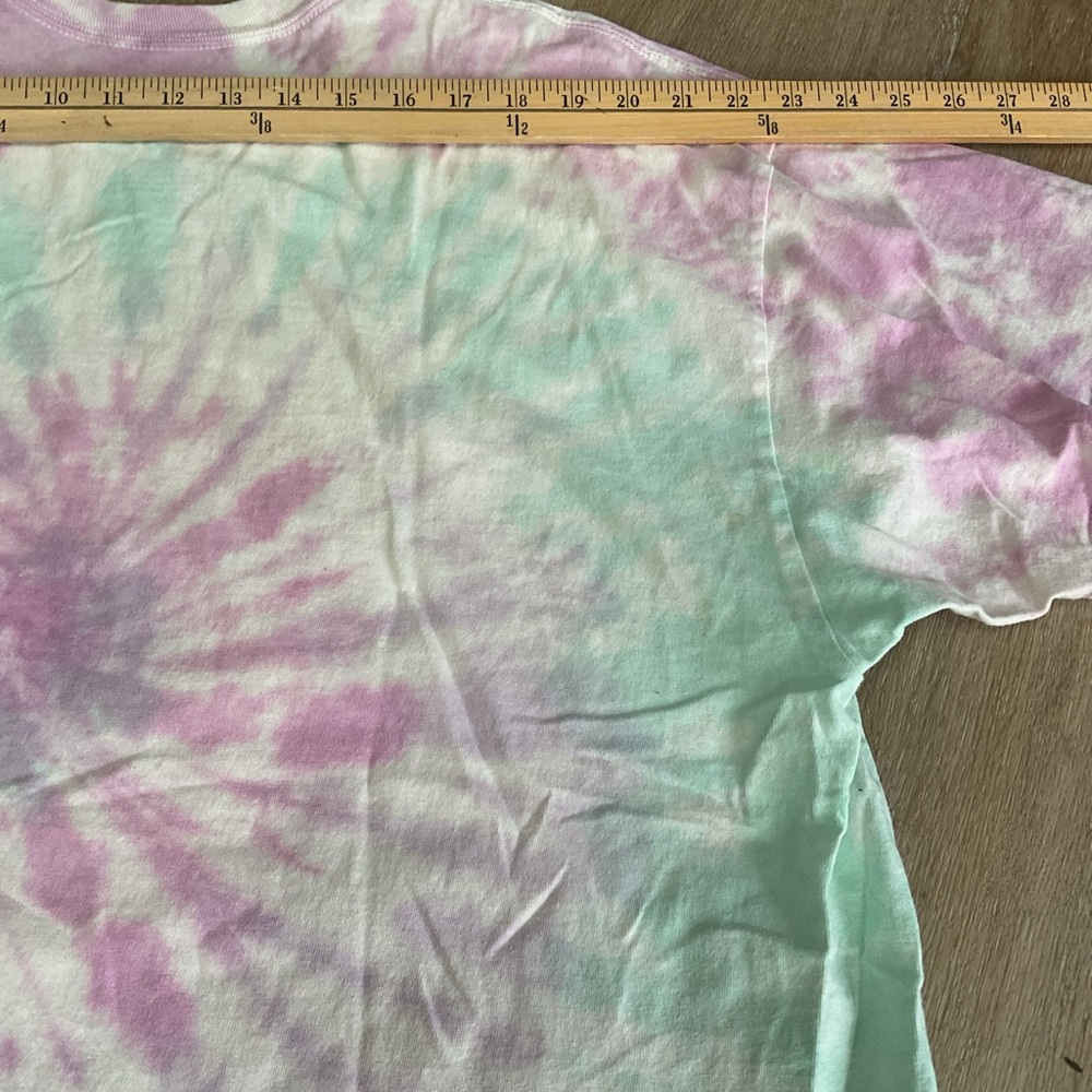 Def Leppard - High n Dry Short Sleeve Shirt - Multicolor Tie Dye - Size X-Large - Picture 7 of 11